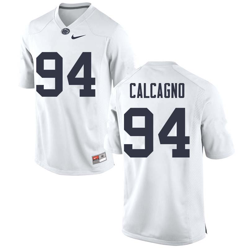 NCAA Nike Men's Penn State Nittany Lions Joe Calcagno #94 College Football Authentic White Stitched Jersey XPQ0498EB